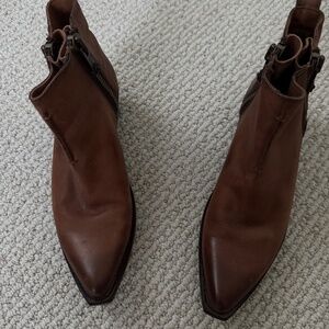 Frye Sacha Moto Booties